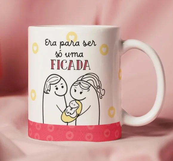 Caneca Divertida Anúncio de Gravidez