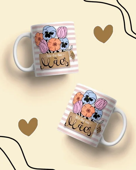 Caneca Feliz Dia das Mães
