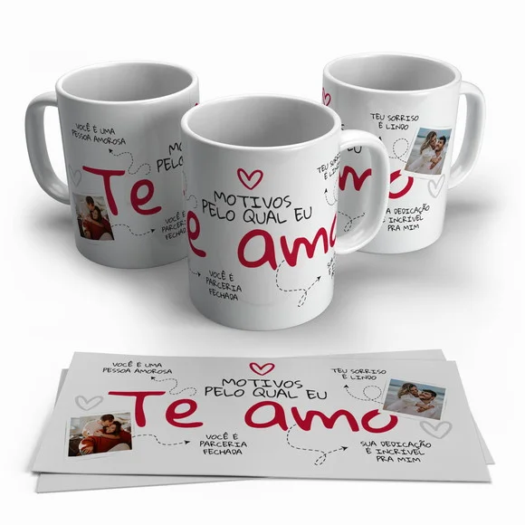 Caneca Motivos pelo Qual Eu Te Amo