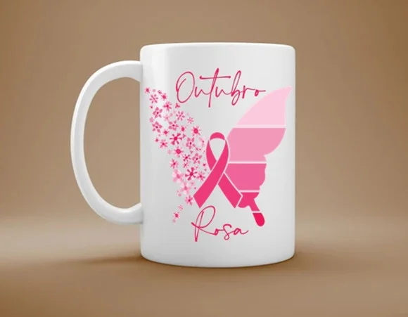 Caneca Outubro Rosa