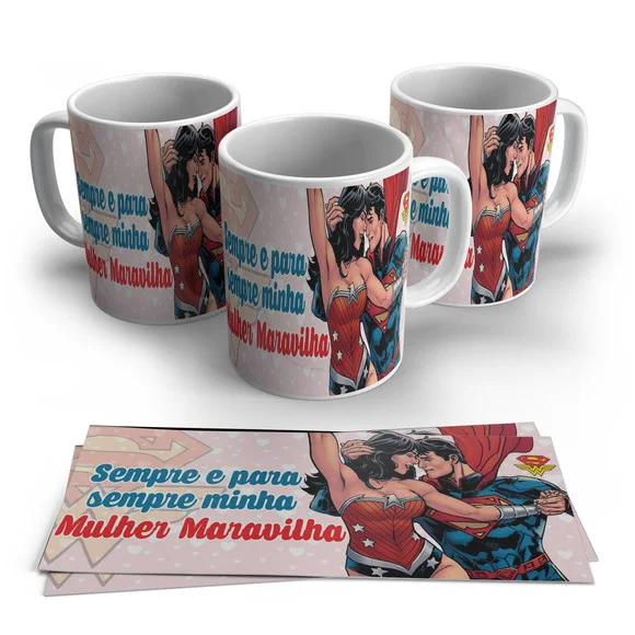 Caneca Para Sempre Minha Mulher Maravilha