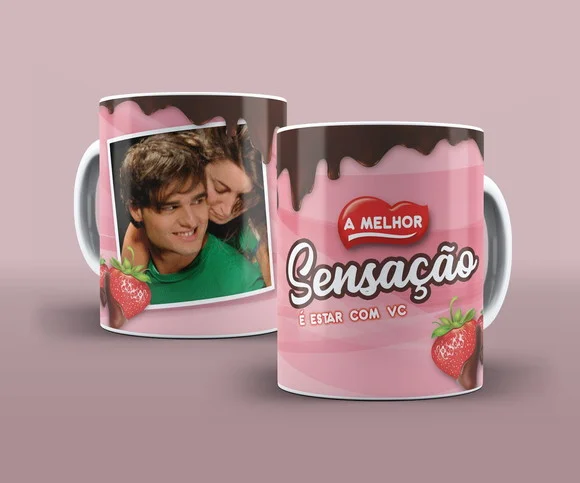 Caneca Personalizada A melhor Sensação é Estar com Você