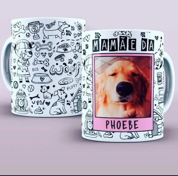 Caneca Personalizada Mamãe de Cachorro