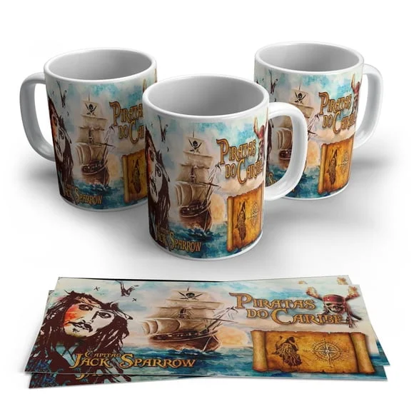 Caneca Piratas do Caribe