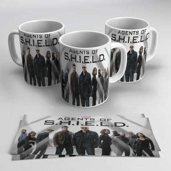 Caneca Porcelana Agentes da Shield