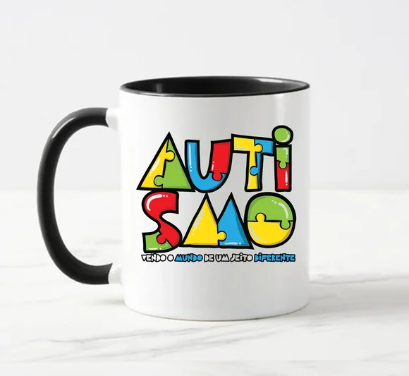 Caneca Porcelana Autismo