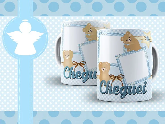 Caneca Porcelana Batizado
