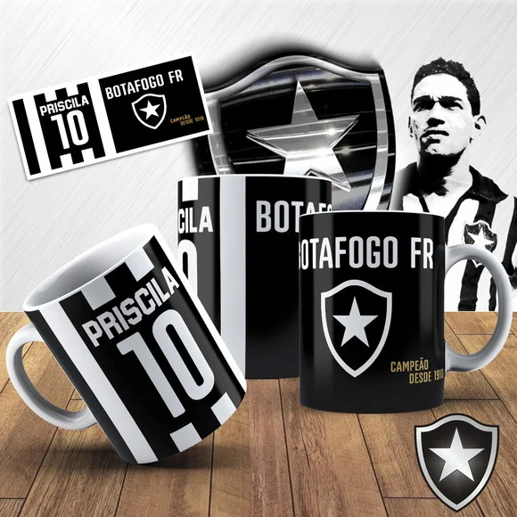 Caneca Porcelana Botafogo