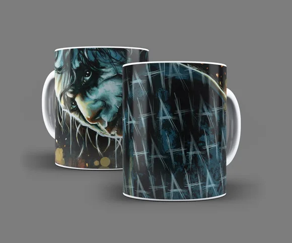 Caneca Porcelana Coringa