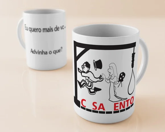 Caneca Porcelana Divertida