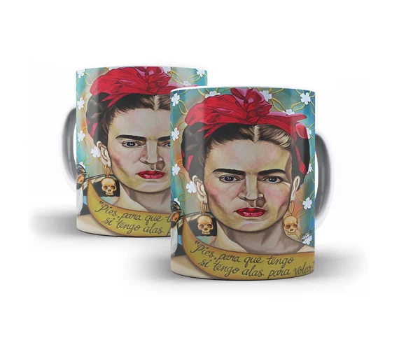 Caneca Porcelana Frida Kahlo