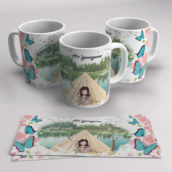 Caneca Porcelana Ho oponopono