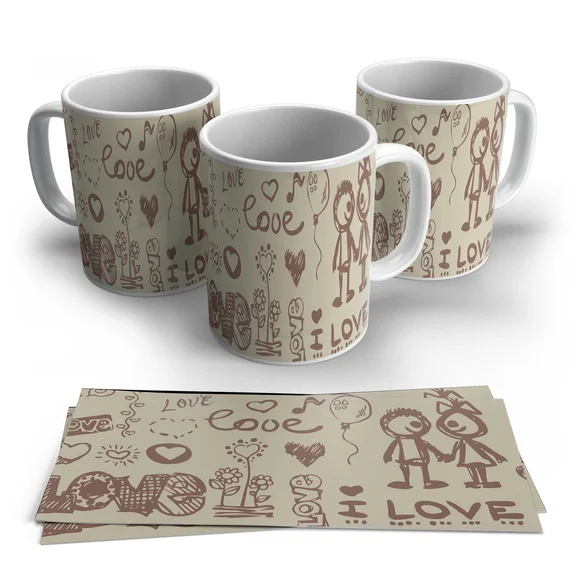 Caneca Porcelana Love
