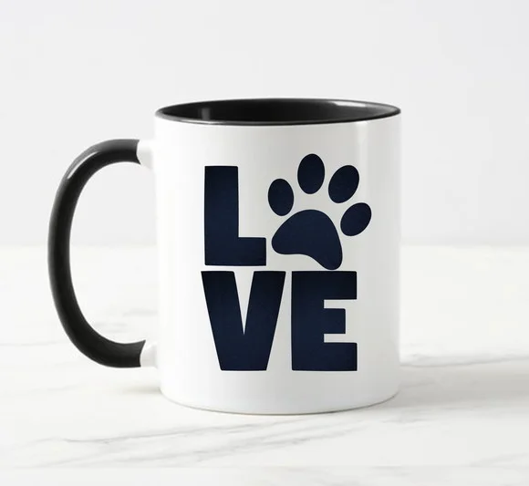 Caneca Porcelana Love Pet