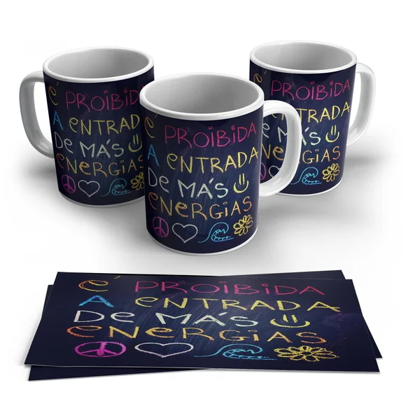 Caneca Porcelana Más Energias