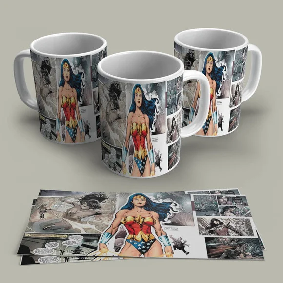 Caneca Porcelana Mulher Maravilha