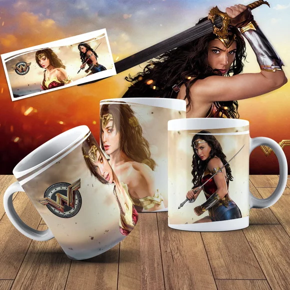 Caneca Porcelana Mulher Maravilha