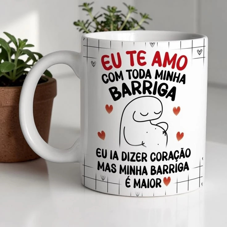 Caneca porcelana personalizada
