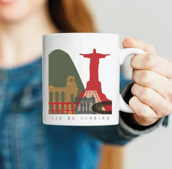 Caneca Porcelana Rio de Janeiro