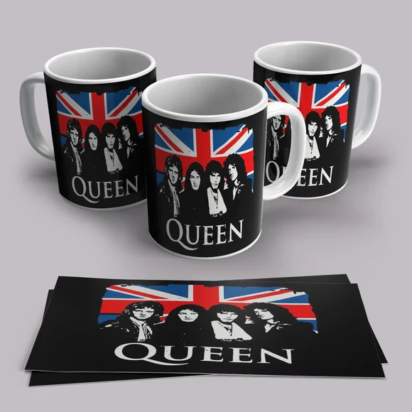 Caneca Porcelana Rock Queen