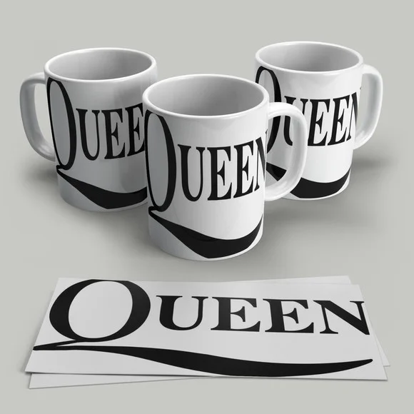 Caneca Porcelana Rock Queen