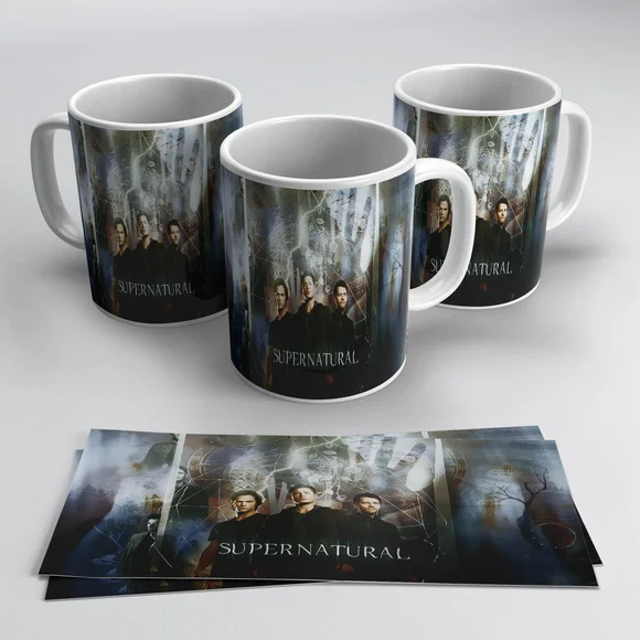 Caneca Porcelana Série SuperNatural