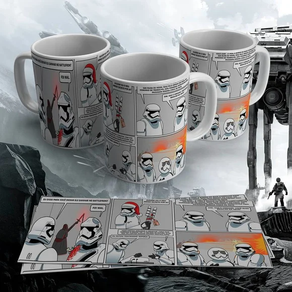 Caneca Porcelana Star Wars