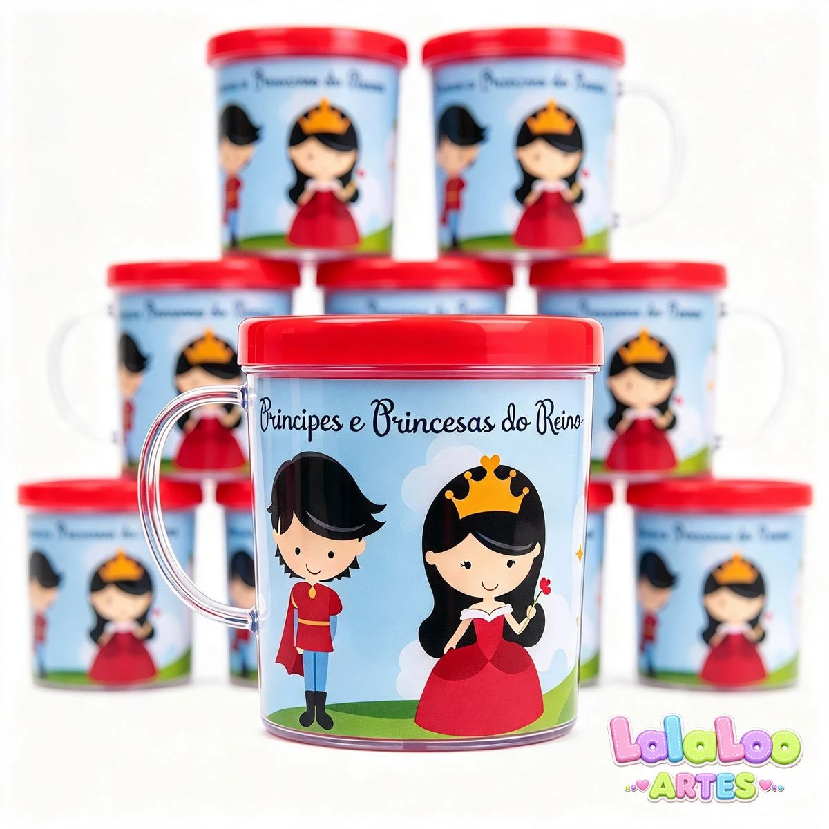 Caneca Príncipes e Princesas do Reino