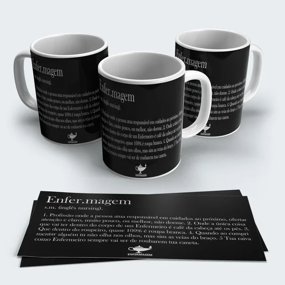 Caneca Profissão Enfermagem