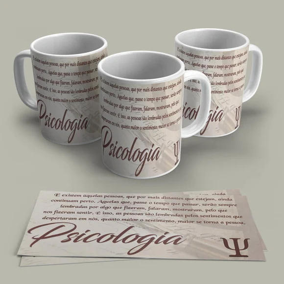 Caneca Profissão Psicologia
