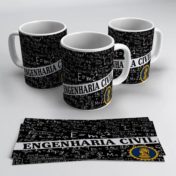 Caneca Profissões - Engenharia Civil