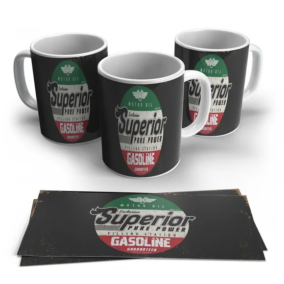 Caneca Retrô Lata de óleo