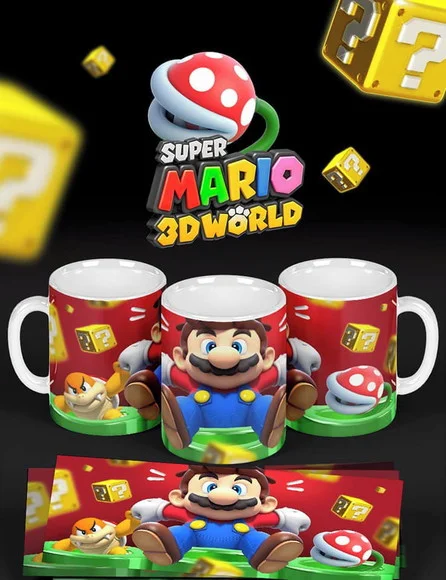 Caneca Super Mario