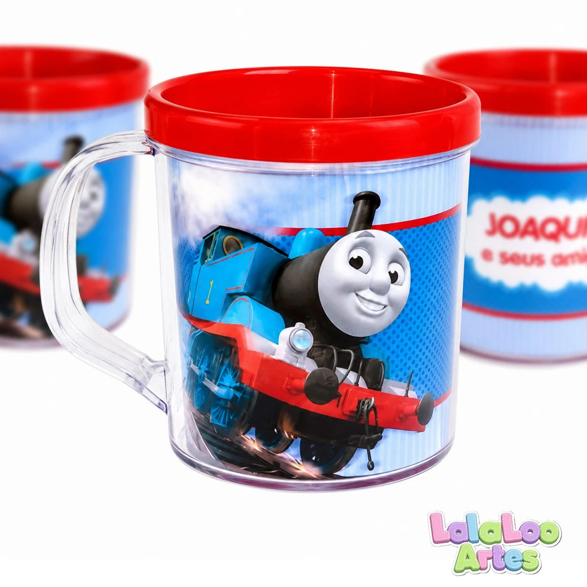 Caneca Thomas E Seus Amigos Personalizada