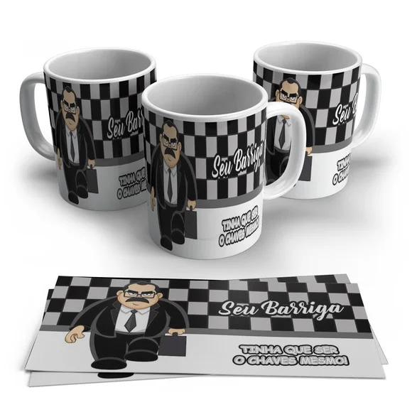 Caneca Turma do Chaves Seu Barriga