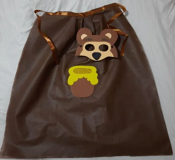 Capa e Máscara Urso
