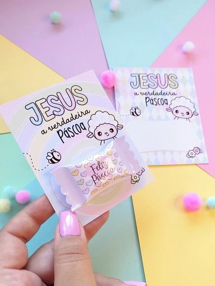 Card com Balinha Pascoa
