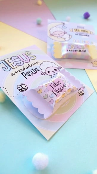 Card com Balinha Pascoa