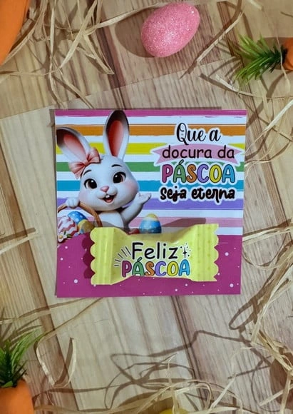 Card com Balinha Pascoa