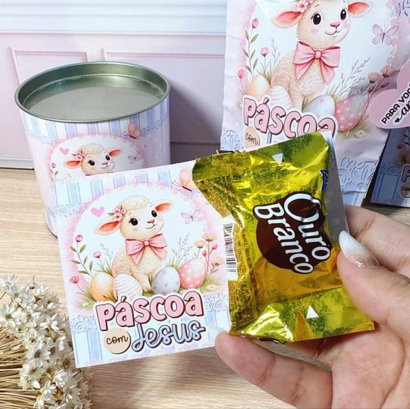 Card com Bombom Páscoa