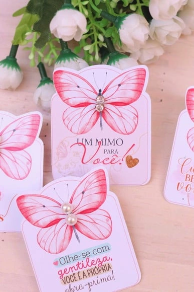 Card com Brinco Dia das Mulheres
