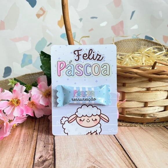 Card para Balinha Pascoa