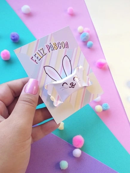 Card para Balinha Pascoa