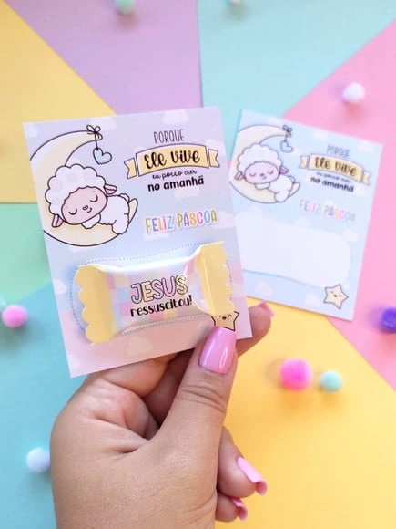 Card para Balinha Pascoa