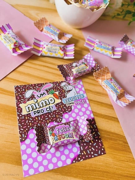 Card para Balinha Pascoa