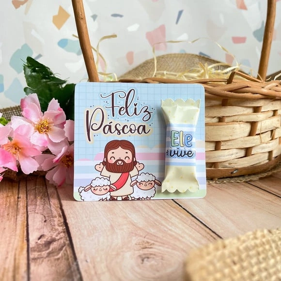 Card para Balinha Pascoa