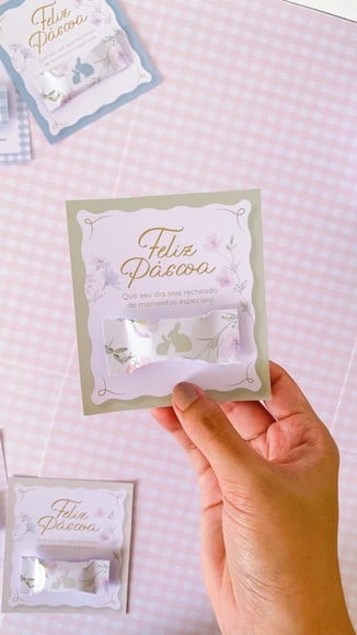 Card para Balinha Pascoa