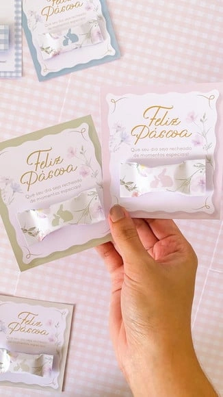 Card para Balinha Pascoa