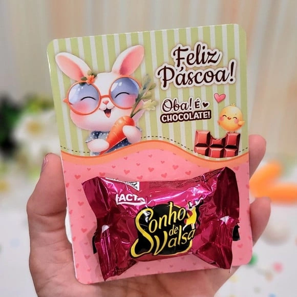 Card para Bombom Páscoa