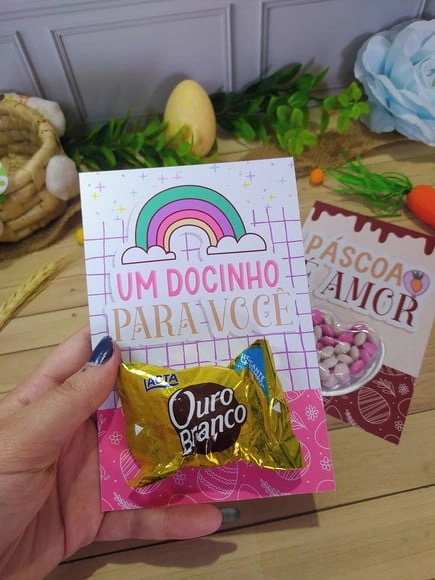 Card para Bombom Páscoa